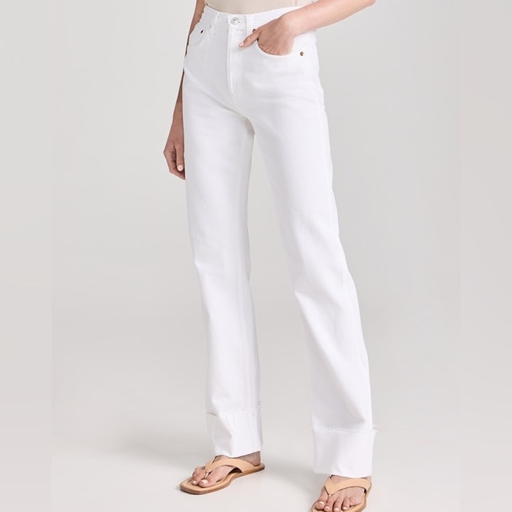 Re/done high rise loose long jeans